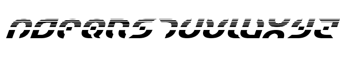 Starfighter Halftone Italic Font UPPERCASE