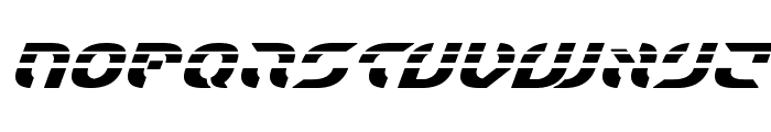 Starfighter Laser Bold Italic Font LOWERCASE