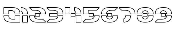 Starfighter Outline Font OTHER CHARS