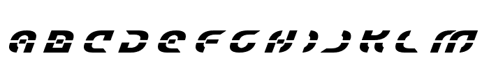 Starfighter Title Bold Italic Font UPPERCASE