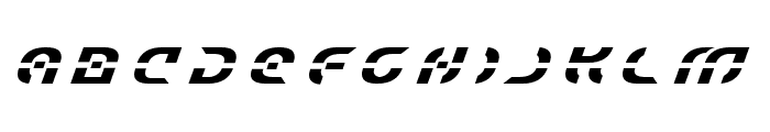 Starfighter Title Italic Font UPPERCASE