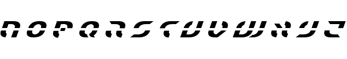 Starfighter Title Italic Font LOWERCASE