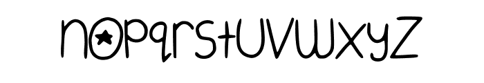 Starjump Font UPPERCASE