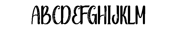 Starlight Brush Font UPPERCASE