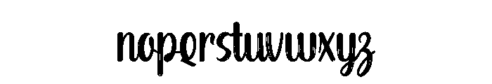 Starlight Brush Font LOWERCASE