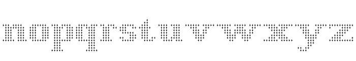 Starry Stitch Font LOWERCASE