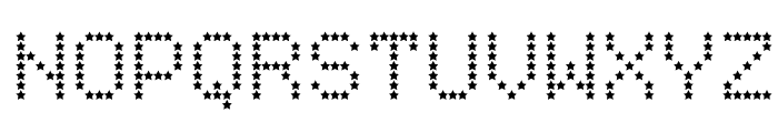 StarryType Font UPPERCASE