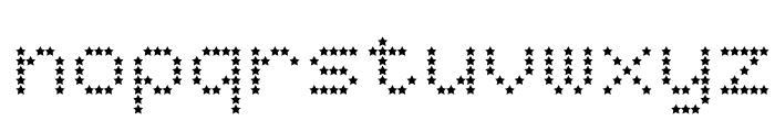 StarryType Font LOWERCASE