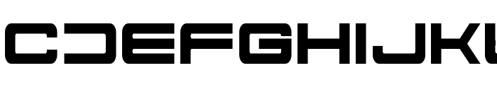 Stars Fighters Upright Font LOWERCASE