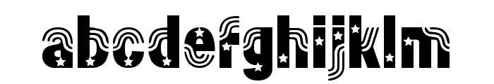 Stars & Stripes Font LOWERCASE