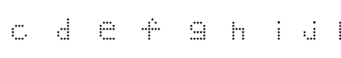 Starstruck Regular Font LOWERCASE