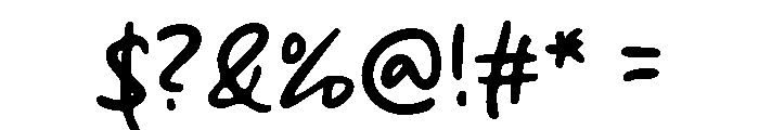 Start Kick Font OTHER CHARS