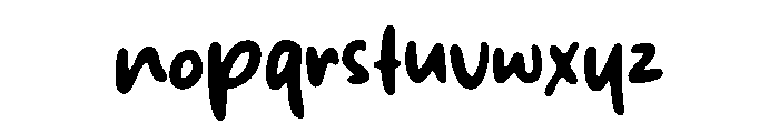 Start Kick Font LOWERCASE