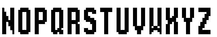 Starting Machine Font UPPERCASE