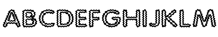 Static Charge Font UPPERCASE