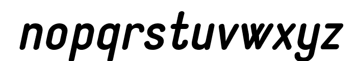 StaticBoldItalic Font LOWERCASE