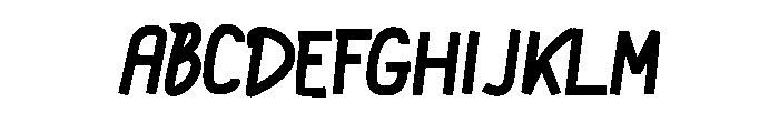 Stay Safe Regular Font UPPERCASE