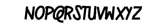 Stay Safe Regular Font UPPERCASE