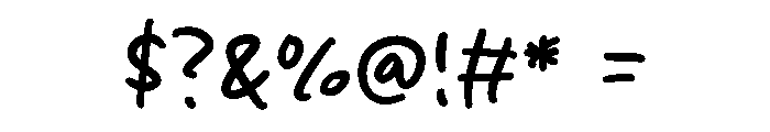 Stay With Me Font OTHER CHARS