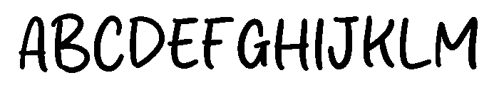 Stay With Me Font UPPERCASE