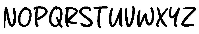 Stay With Me Font UPPERCASE