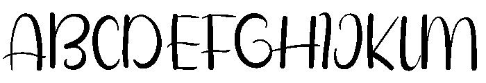 Staycation Font UPPERCASE