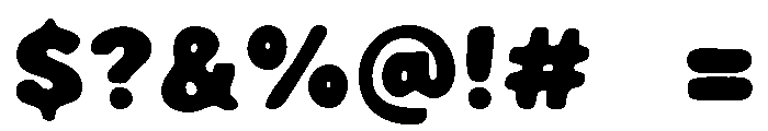 Steak Melt Font OTHER CHARS