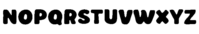 Steak Melt Font UPPERCASE