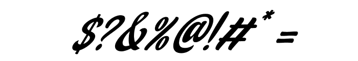 Stealdream Italic Font OTHER CHARS