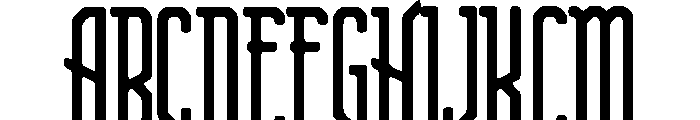 Steam Punk Flyer Font UPPERCASE