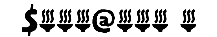 Steaming Noodles DEMO Regular Font OTHER CHARS