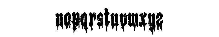 Steel Cousin Font LOWERCASE