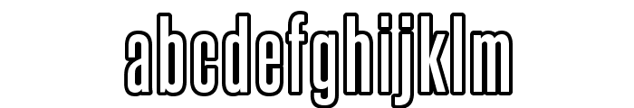 SteelfishOutline-Regular Font LOWERCASE