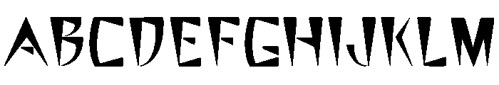 Steezy Font UPPERCASE
