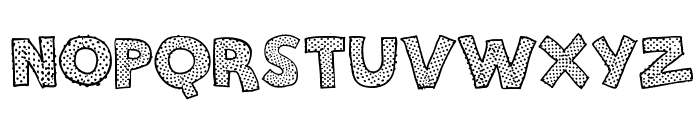 Stefanie Dots Bold Font UPPERCASE