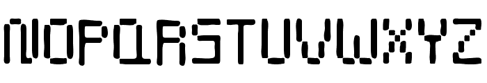 Stencil 8bit Medium Font UPPERCASE