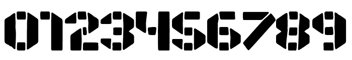 Stencil Paper Font OTHER CHARS