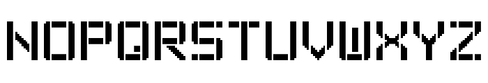 Stencil Pixel-7 Font UPPERCASE
