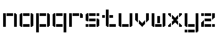 Stencil Pixel-7 Font LOWERCASE