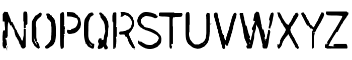 Stencilcase Bold Font UPPERCASE