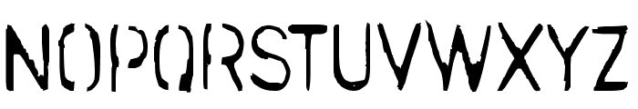 Stencilcase Bold Font LOWERCASE
