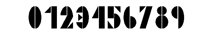 Stencilitis Font OTHER CHARS