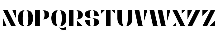 Stencylette Font LOWERCASE
