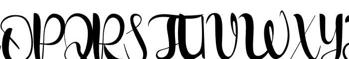 Stenlies New Font UPPERCASE