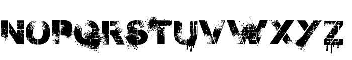 Stenstreet Font UPPERCASE