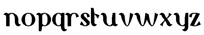 StephCarlySansSerifD Font LOWERCASE