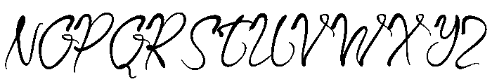 StephCarlyScriptDemo Font UPPERCASE