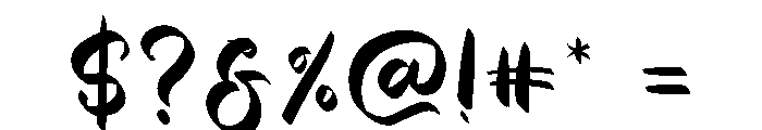 Stephany Folker Font OTHER CHARS