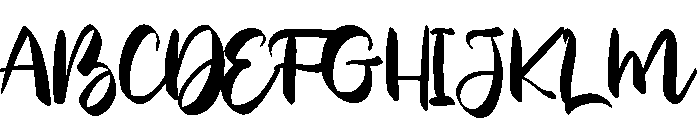 Stephany Folker Font UPPERCASE