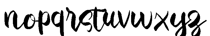 Stephany Folker Font LOWERCASE